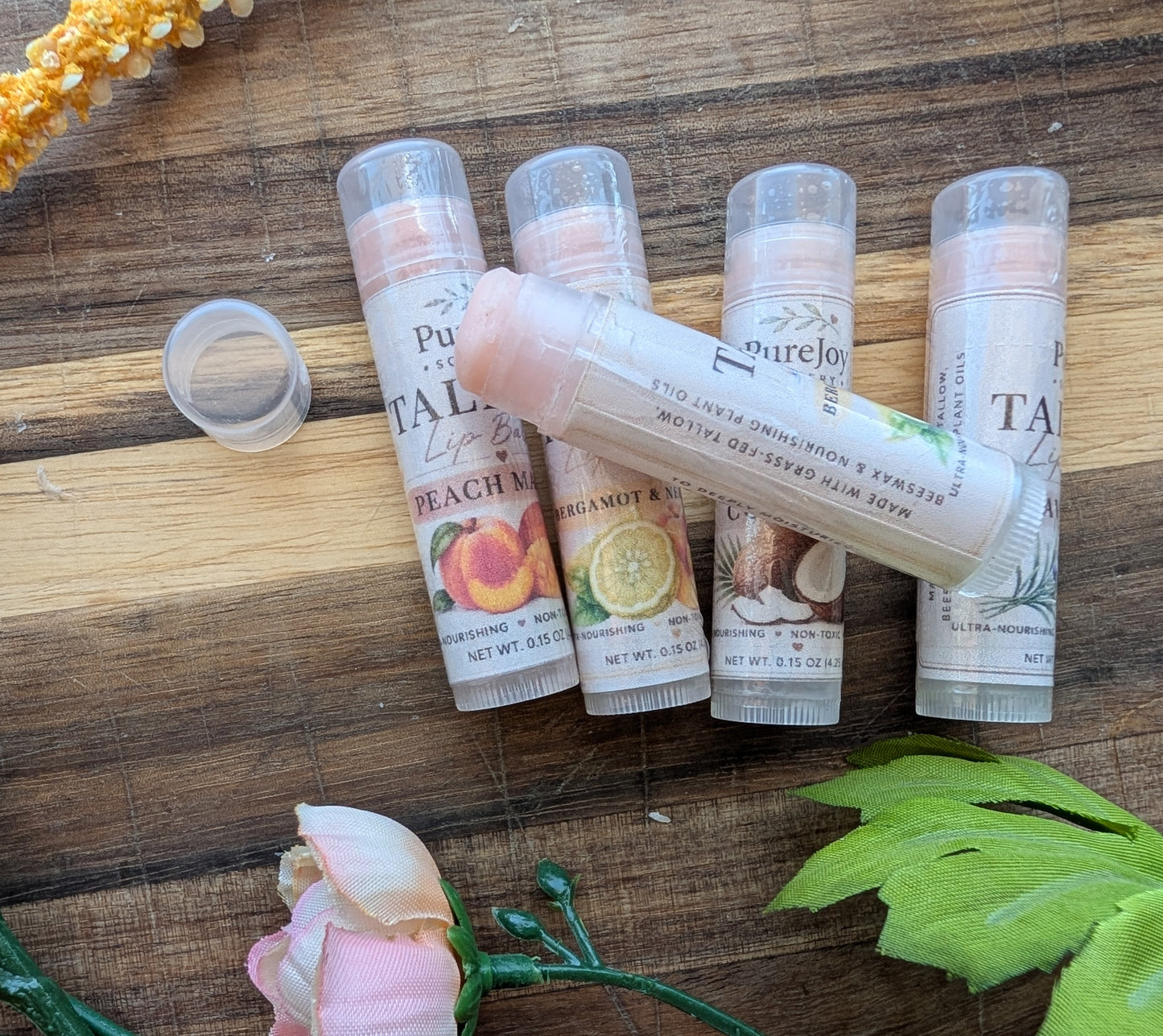 Tallow Lip Balm Pure Joy Soapery Tallow Lip Balm Pure Joy Soapery