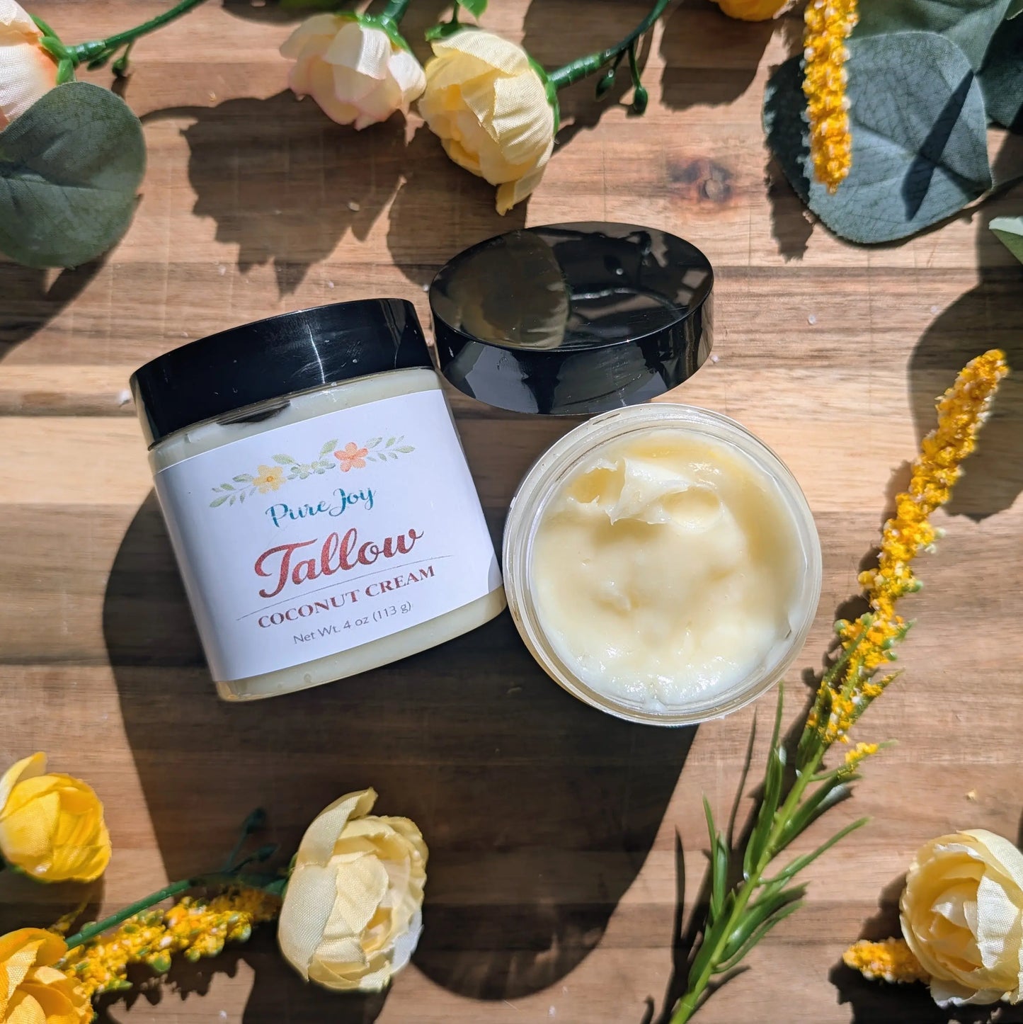 Tallow Cream with Coconut Milk scent Pure Joy Soapery Tallow Cream with Coconut Milk scent Pure Joy Soapery