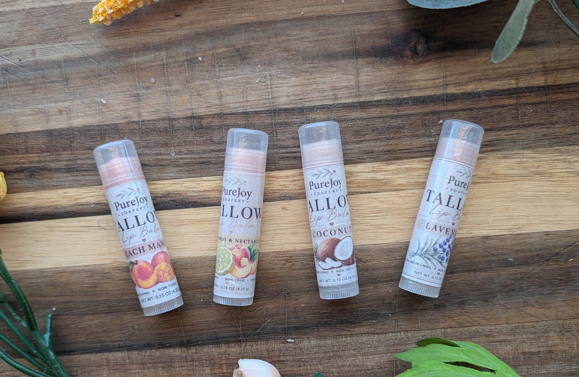 Tallow Lip Balm Pure Joy Soapery  Tallow Lip Balm Pure Joy Soapery