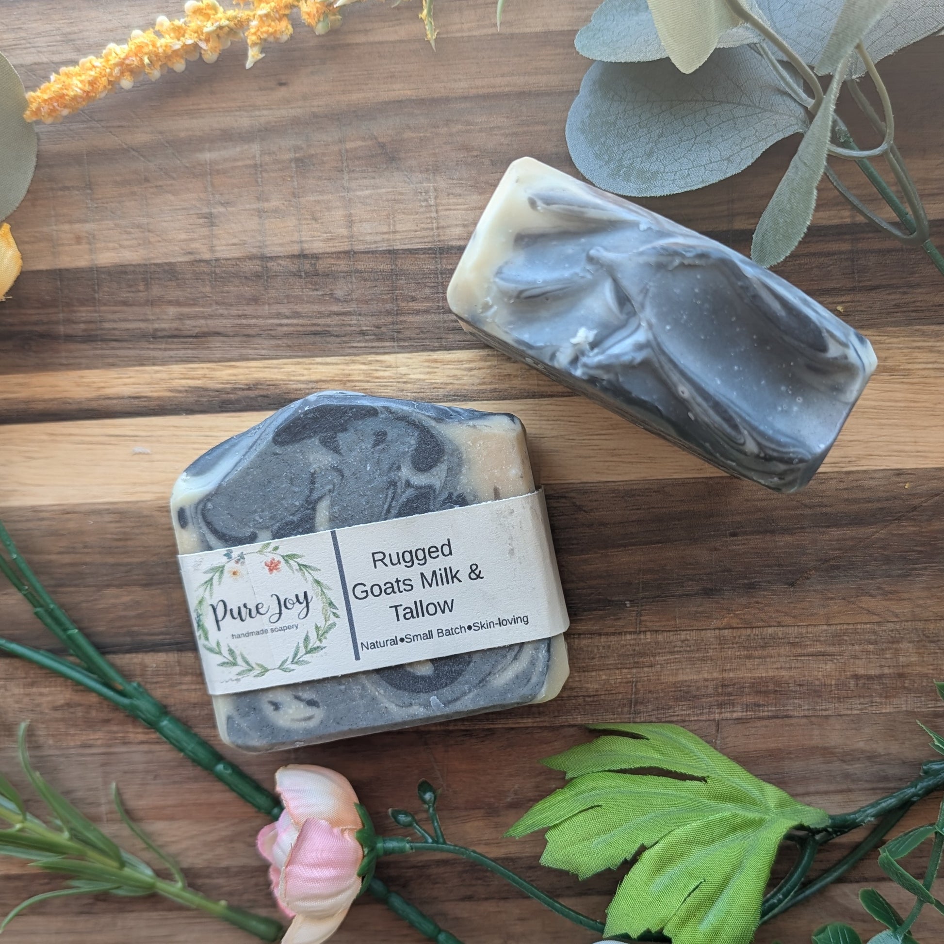 Rugged Tallow & Goats Milk Bar Pure Joy Soapery  Rugged Tallow & Goats Milk Bar Pure Joy Soapery