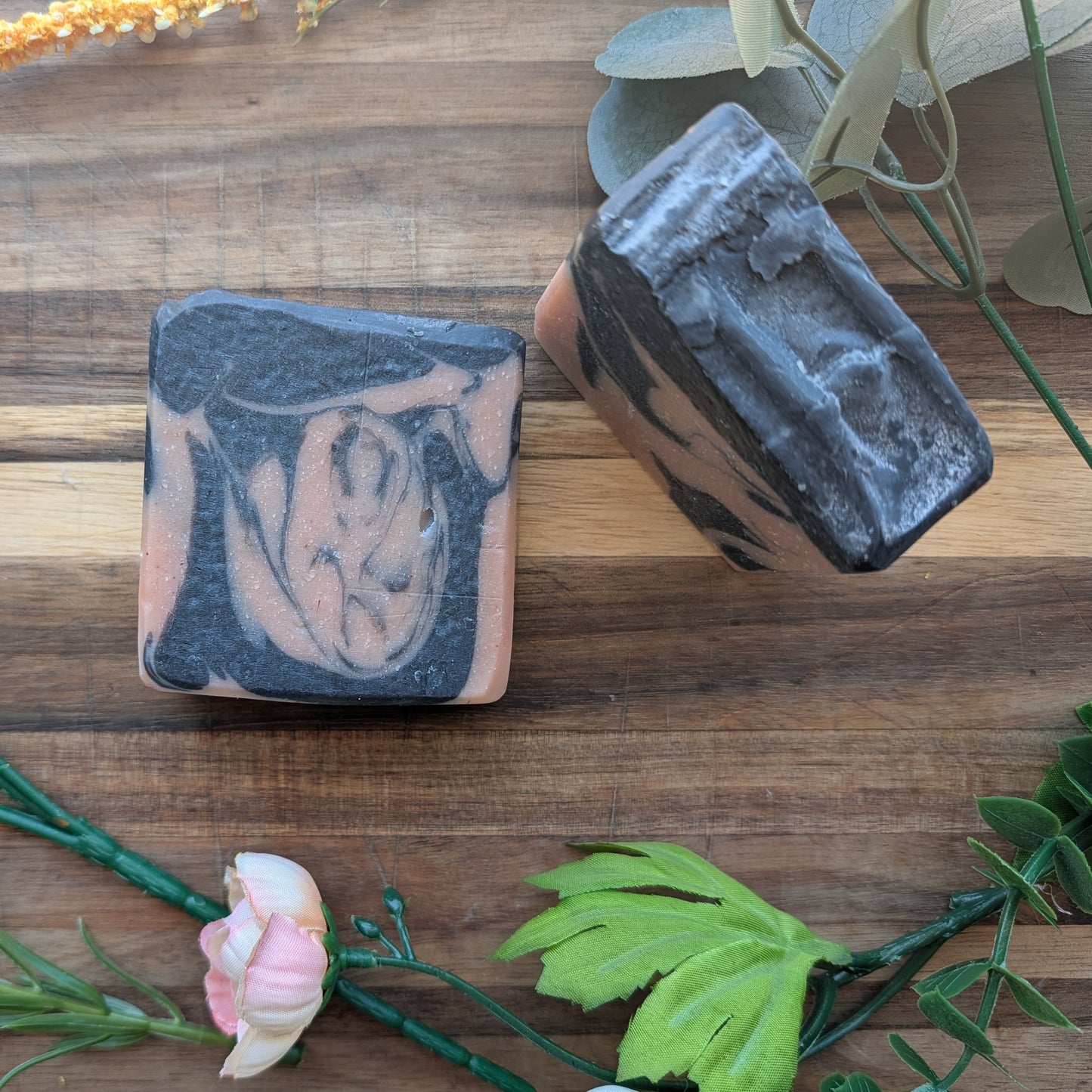 Charcoal Rose Bar Pure Joy Soapery  Charcoal Rose Bar Pure Joy Soapery