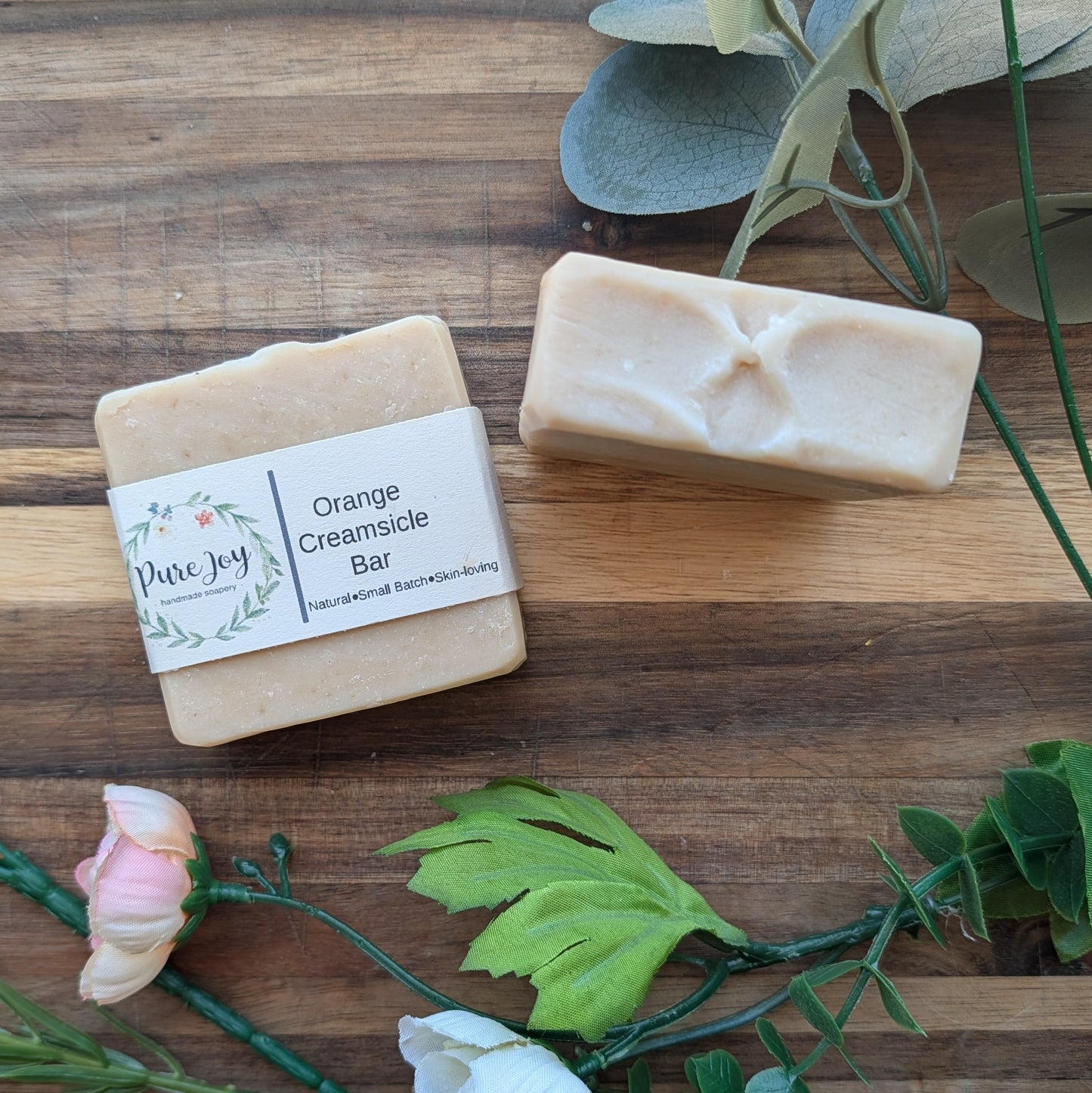 Orange Creamscile Bar Pure Joy Soapery  Orange Creamscile Bar Pure Joy Soapery