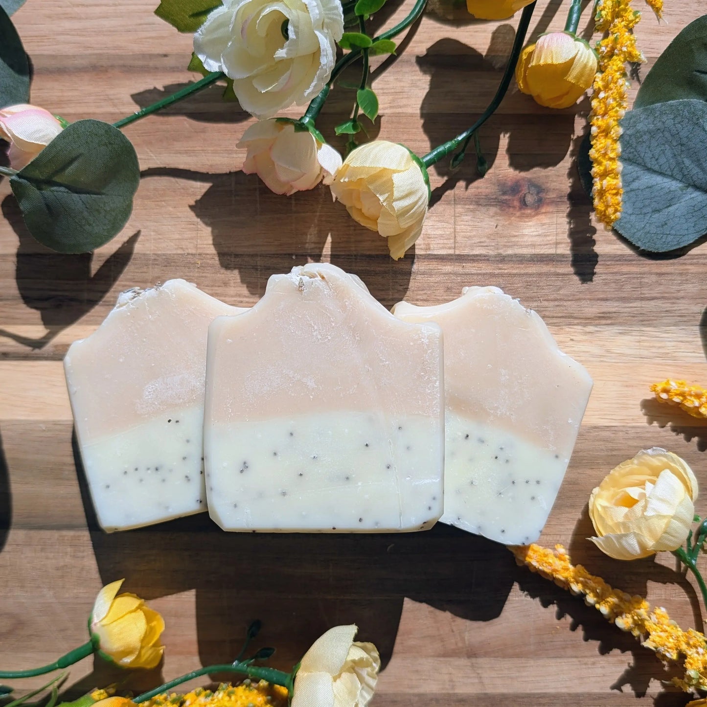 Gentle Lavender Scrub Bar Pure Joy Soapery  Gentle Lavender Scrub Bar Pure Joy Soapery