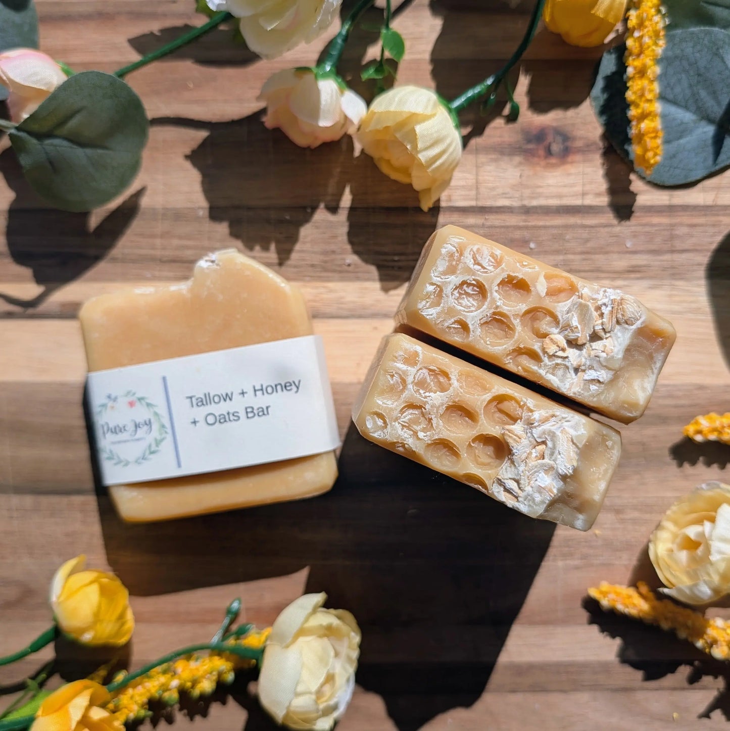 Honey & Oats Bar Pure Joy Soapery  Honey & Oats Bar Pure Joy Soapery
