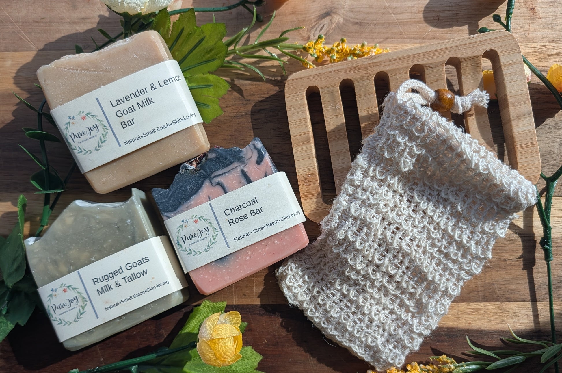 Starter Soap Bundle Pure Joy Soapery  Starter Soap Bundle Pure Joy Soapery