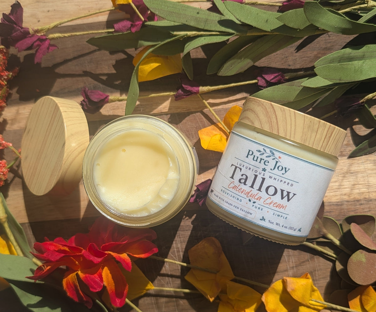 Whipped Calendula Tallow cream Pure Joy Soapery  Whipped Calendula Tallow cream Pure Joy Soapery