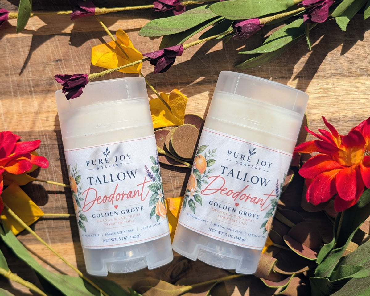 Tallow Deodorant Pure Joy Soapery  Tallow Deodorant Pure Joy Soapery