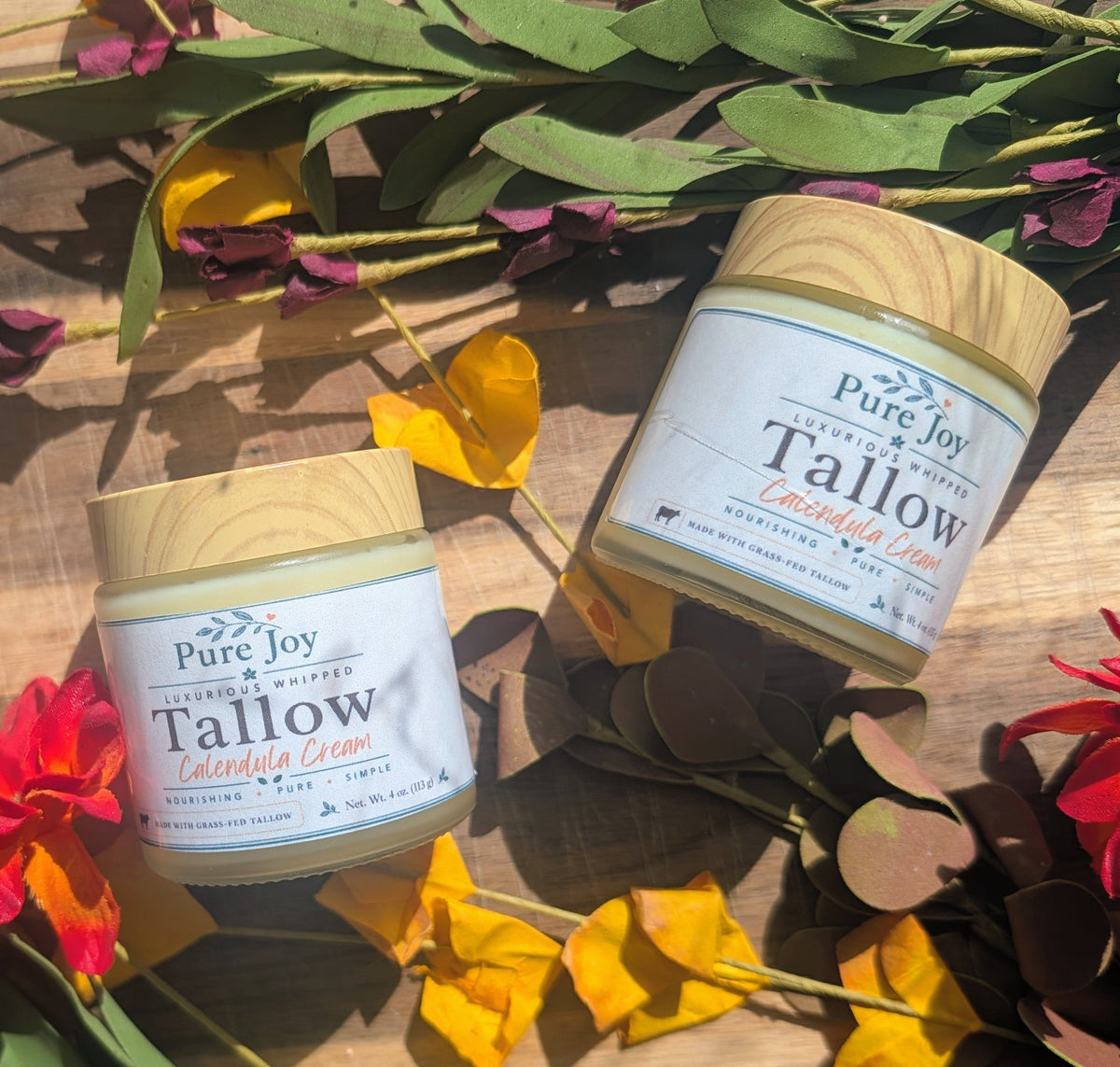 Whipped Calendula Tallow cream Pure Joy Soapery  Whipped Calendula Tallow cream Pure Joy Soapery